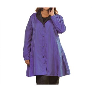 Women's Mel Reversible Raincoat - Plus Size - On The Plus Side - 1 of 2