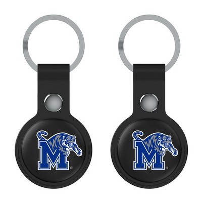 Keyscaper NCAA AAC Universities Insignia Black Airtag Holder 2-Pack
