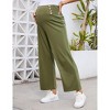 Coolmee Womens Maternity Casual Loose Fit Palazzo Pants Smocked Elastic High Waist Lounge Long Wide Leg Trousers - 4 of 4