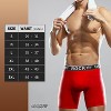 Rocky Men's Boxer Briefs 9", 2 PACK, 4-Way High Performance Pouch Underwear, Tagless - 4 of 4