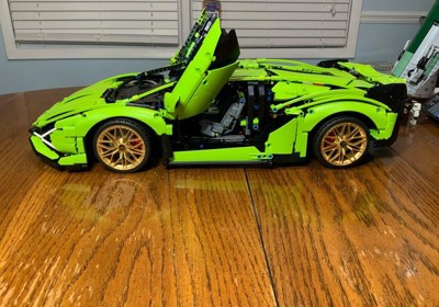 LEGO Technic Lamborghini Sián FKP 37 42115 - Juego de construcción clásico  de súper automóvil, exhibición exótica llamativa, decoración del hogar u