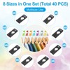 Unique Bargains Closet Sorting Separator Hanging Clothes Dividers Label 40 Pcs 8 Sizes - 3 of 3