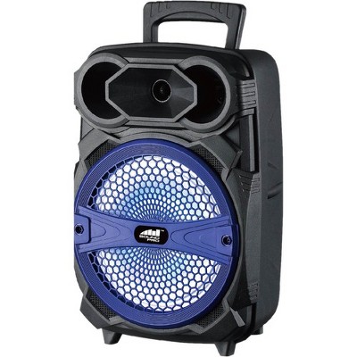 Naxa NDS-8004A Portable Speaker System - Black, Blue