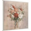 30"x30" Russet Bouquet by Danhui Nai: Amanti Art Oversized Floral Canvas Print - 2 of 4