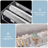 Clear Acrylic Bracelet Organizer Box, Jewelry Display Holder for Bangles and Watches, No-Drawer Storage Case - 4 of 4