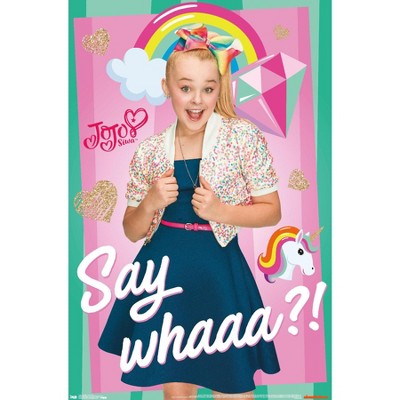 Trends International JoJo Siwa - Say Whaa Framed Wall Poster Prints