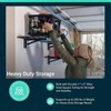Heavy Duty Garage Shelf Wall Mount 1ftx 2ft Black Storage Shelves Holds 200 lbs Tools Bins Equipment Organization - 3 of 4
