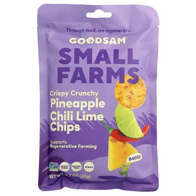 GoodSam, Small Farms, Crispy Crunchy Chips, Pineapple Chili Lime, 0.7 oz
