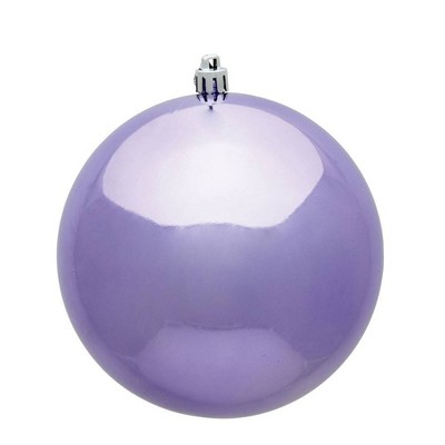 Vickerman 2.4"/24ct Shiny Ball Ornament UV Coated Lavender