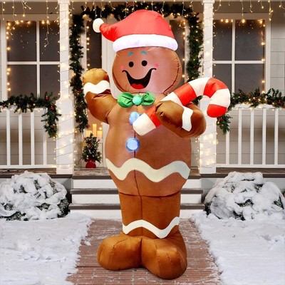 Joiedomi 5ft Christmas Gingerbread Inflatable Decoration : Target