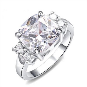 Hollywood Sensation Bella Cubic Zirconia Cushion Cut Ring - 1 of 2