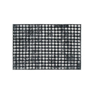 World Rug Gallery Geometric Distressed Abstract Washable Non Slip Area Rug - 1 of 4