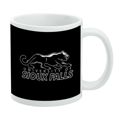 University of Sioux Falls Secondary Logo Ceramic Coffee Mug Novelty Gift Mugs for Coffee Tea and Hot Drinks 11oz White