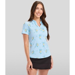 Tipsy Elves Quick Dry Women's Golf Shirt - Short Sleeve Tennis Shirts for Women - Cute Pickleball Outfits - 1 of 4