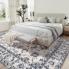 Washable Rugs 5x7 Non Slip - Ultra Thin Area Rug for Living Room, Soft Machine Washable Bedroom Carpet, Stain Resistant Anti-Skid Home Decor (Grey) - 2 of 4