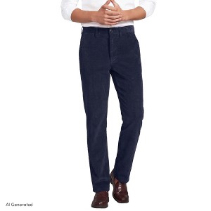 Lands' End Men's Corduroy Comfort Waist Traditional Fit Plain