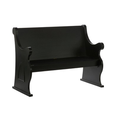 Black outdoor farmhouse deals bench