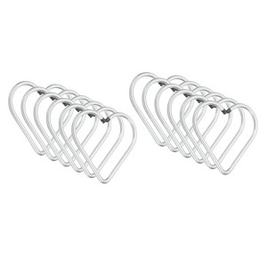 Unique Bargains Metal DIY Decoration Macrame Wreath Heart Shape Dream Catcher Rings 12 Pcs - 1 of 4