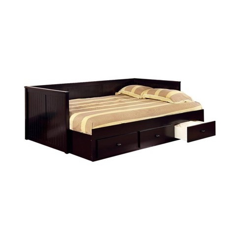 Black full size daybed deals with storage