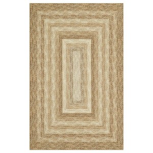 Area Rugs for Living Room Large Soft Washable Rug Cottage Rustic Braided Print Floor Cover Non Slip Non Shedding Stain - 1 of 4