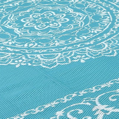 light blue/white