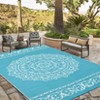 Outdoor Camping Rugs Patios Clearance Plastic Straw Rug Weatherproof Reversible Mats Large Floor Mat - 3 of 4