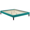 Modway Tessie King Fabric Bed Frame with Squared Tapered Legs - 2 of 4