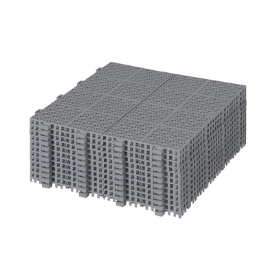 Interlocking Deck Tiles, Outdoor Waterproof & Anti-slip, for Patio, Balcony, Pool Side, Bathroom, Shower, Balcony, Porch