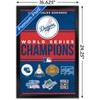 Trends International MLB Los Angeles Dodgers - Champions 23 Framed Wall Poster Prints - 3 of 4