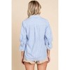 Women's Striped Button Down Top - Jodifl S - 3 of 4