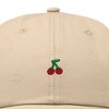 Dalix Lil Cherry Embroidered Cotton Summer Outdoor Baseball Cap Dad Hat Womens - 2 of 4