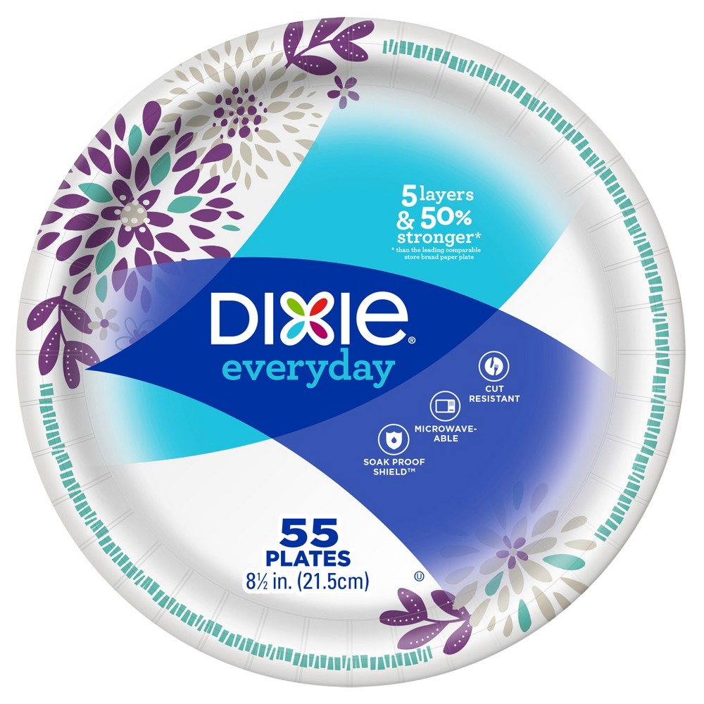 Dixie Everyday 8.5 Paper Plates -( packs of 10 )