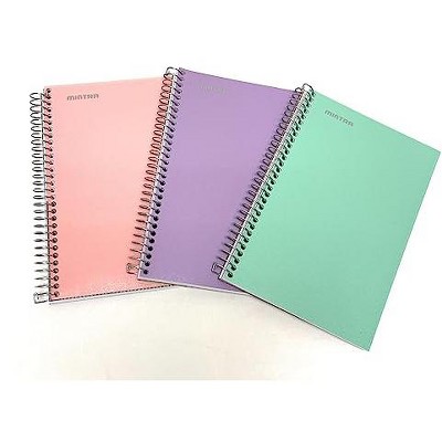 Mintra Office Durable Spiral Notebook - 2 Subject (Junior Size 3pk (6 ...