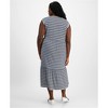 Tommy Hilfiger Womens Striped Sleeveless Tiered Midi Dress - 2 of 2