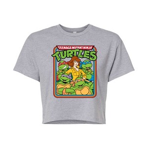 Women's - Teenage Mutant Ninja Turtles - Retro Group April Cropped Graphic T-Shirt - 1 of 4