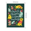 Kate & Laurel All Things Decor Sylvie Framed Canvas Meowy Howlidays by Maria Filar - 2 of 4