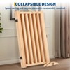 Wooden Freestanding Dog Gate, Folding Wooden Gates for Dogs Indoor for Doorways Stairs , Panel Dog Gate with No-Slip Mat - 4 of 4