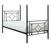 Twin Size Metal Canopy Bed with Headboard for Bedroom - 3 of 4