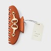 Chain Link Detailed Hair Claw Clip - A New Day™ Brown/Gold - 2 of 3