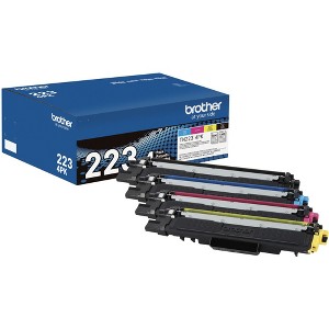 Brother TN223 Toner Cartridge - Multi-pack - Laser Printer Drums and Toner - TN2234PK - 1 of 4