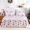 Coucheta Christmas Sheets Set – Soft Brushed Microfiber Bedding with Reindeer Print, Breathable Wrinkle-Resistant - 3 of 4