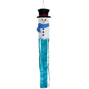Briarwood Lane 3D Snowman Winter Windsock Top Hat Scarf Briarwood - 1 of 2