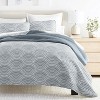 Luxury Lightweight Reversible Quilted Coverlet Set - Becky Cameron (Matching Shams Included) - 3 of 4