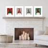 Big Dot of Happiness Red and Green Holiday Gnomes - Unframed Christmas Linen Paper Wall Art - Set of 4 - Artisms - 8 x 10 inches - 2 of 4