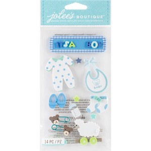 Jolee's Boutique Stickers - Baby Boy, 14pcs - 1 of 2