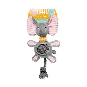 PetShop by Fringe Studio Elephant Dog Toy - Gray