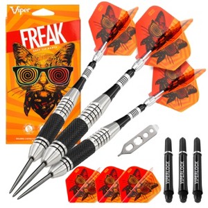Viper The Freak Steel Tip Darts Knurled and Grooved Barrel - 22gms - 1 of 4