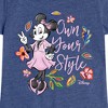 Girls' - Disney - Own Your Style Fitted Short Sleeve Graphic T-Shirt - 2 of 4