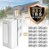 DOMETOUR 1Pc Home Security Door Lock Reinforcement, Upgraded Childproof Safety Lock, Withstands 800 lbs, Night Lock Deadbolt Guard for Inward Doors - 2 of 4