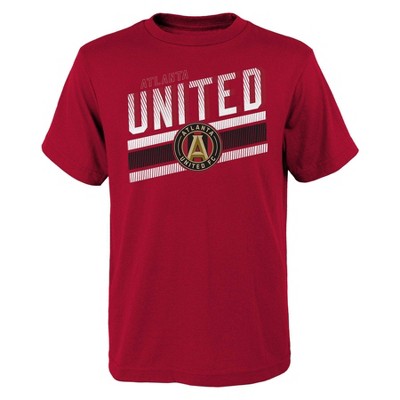 Mls Atlanta United Fc Women's 3/4 Sleeve Tri-blend T-shirt : Target